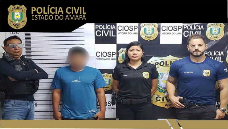 POLÍCIA CIVIL PRENDE CASAL QUE ESTAVA NA POSSE DE UM APARELHO CELULAR FURTADO EM VITÓRIA DO JARI